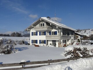 Haus Schwab im Winter