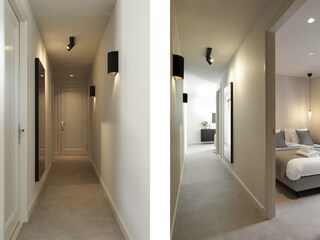 Hall and Bedroom