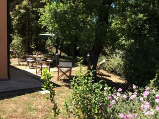 Privater, ausgestatteter Garten