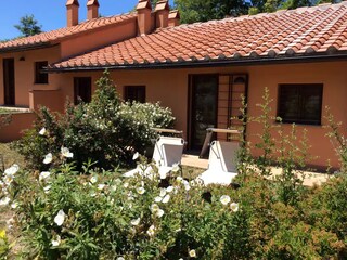 Privater, ausgestatteter Garten