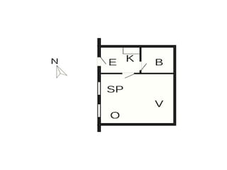 Vakantiehuis Højer Grondplan 2