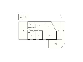 Ferienhaus Hejlsminde Grundriss 2