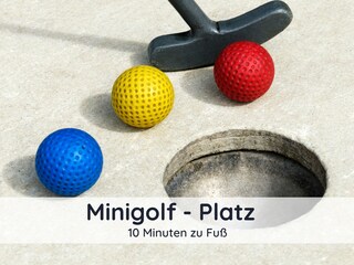 Minigolfplatz -fussläufig erreichbar