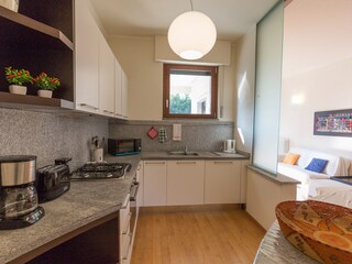 Your fully equipped open kitchen.