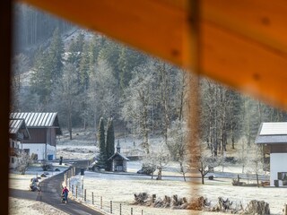 Blick vom Schlafzimmer