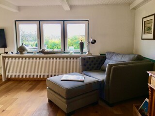 Lese-Ecke im Wohnzimmer