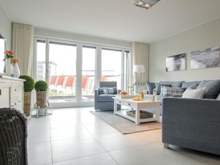 Wohnbereich der Ferienwohnung