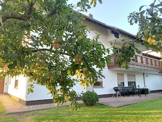 Garten und Terassenbereich Wandersnest FeWo