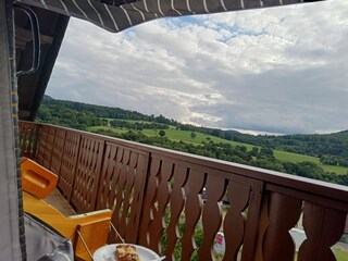 Ausblick Ferienwohnung andersnest