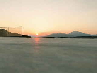 Sonnenuntergangsaussicht