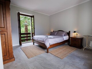 Die Palme vor dem Schlafzimmer