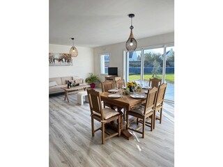 Essbereich Blick in den Garten