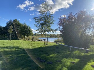 Badestelle  vor Ort in Wanzka