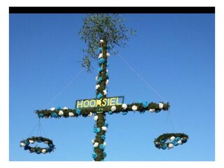 Maibaum-Aufstellen am Alten Hafen