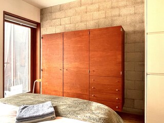 Cuboard in the sleeping area