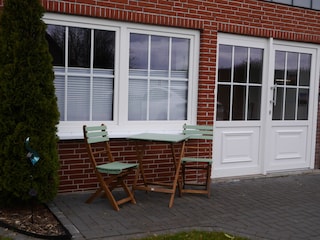 Sitzmöglichkeit für den "Morgen-Kaffee"