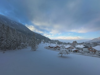 Uneingeschränkter Blick auf das Zugspitzpanorama