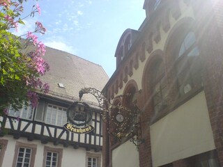 Historic brewery in the center of alpirsbach