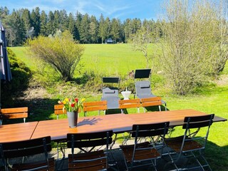 Sitzplatz im Garten