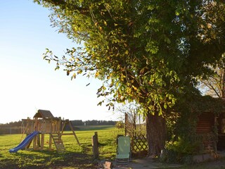 Playground and garden place