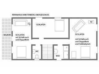 ground plot holiday house brestenberg 1st floor