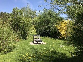 Barbeque Place in the garden