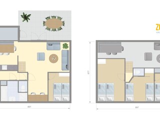 Ferienhaus Brouwershaven Grundriss 21