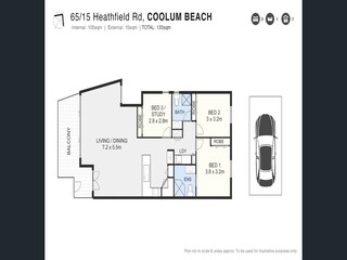Apartment Sunshine Beach Grundriss 21