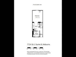 Appartement Melbourne Grondplan 14
