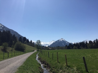 Wanderung von Sonthofen Richtung Oberstdorf