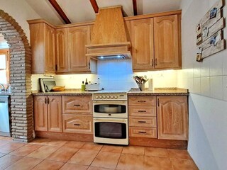 die Küche ist komplett ausgestattet