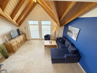 Wohnbereich mit Smart-TV