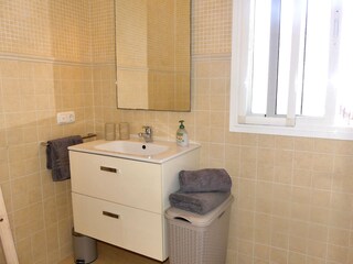 das Bad en suite zum Masterbedroom