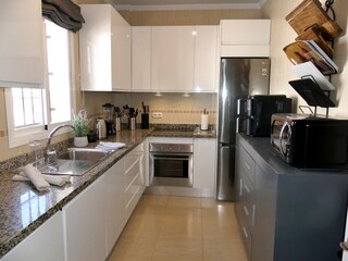 die moderne Küche läßt keine Wünsche offen