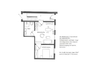 Wohnung 2 - Grundriss