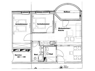 Holiday apartment Duhnen Floor Plan 24