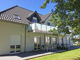 Haus Sonne mit der Terrassenansicht