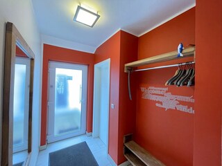 Flur mit Garderobe