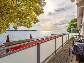 Dachterrasse mit Boddenblick