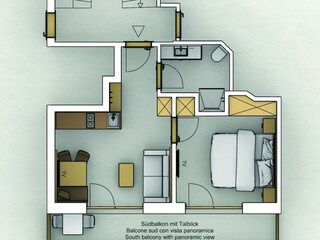 Vakantieappartement St. Leonhard in Passeier Grondplan 33