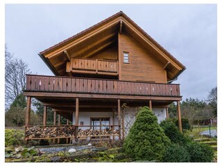 Holzhaus Oberbrändi Außenansicht