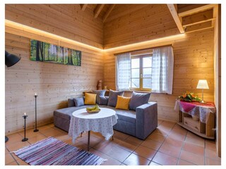 Holzhaus Oberbrändi Sofaecke