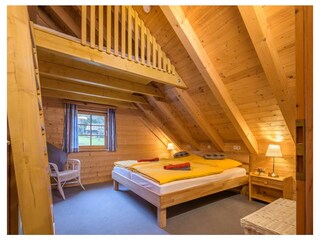 Holzhaus Oberbrändi Schlafzimmer OG