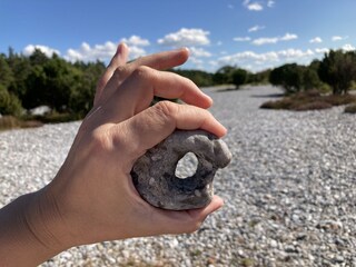 In den Feuersteinfeldern bei Mukran.