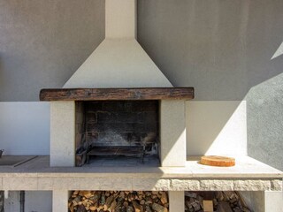 Außengrill mit Spüle