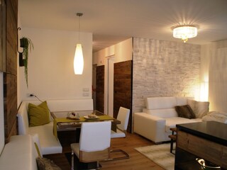 Wohnraum Deluxe Ferienwohnung Kronplatz