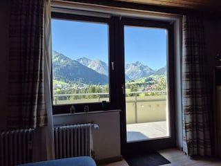 Aussicht aus dem Wohnzimmer