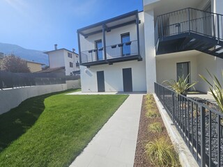 Garden close to pool area