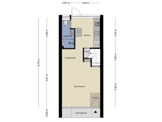 Vakantieappartement Zoutelande Grondplan 34