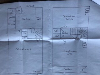 Appartamento per vacanze Zoutelande Pianta del piano 23